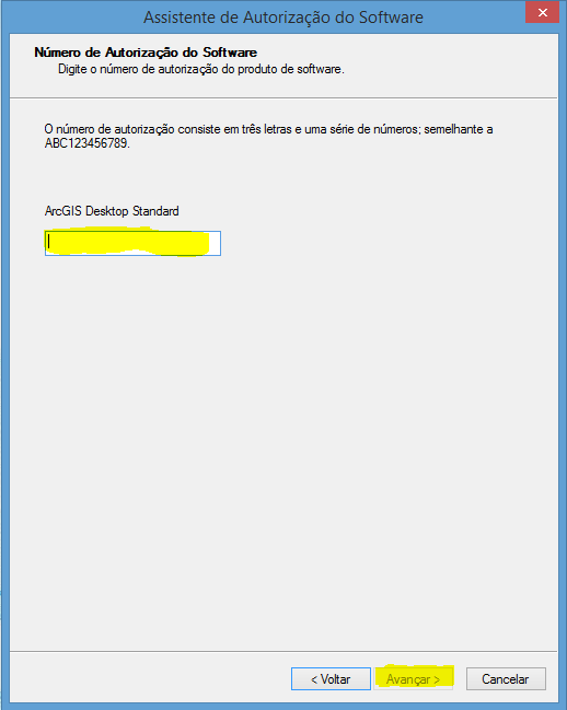 Autorização do ArcGIS Desktop Single Use Offline